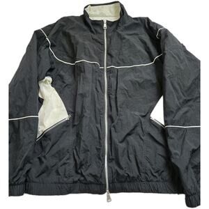 Nike Air Jordan Essentials Warm Up‎ Jacket Men's L Black/White EUC